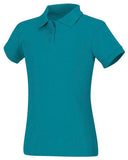 Girls Short Sleeve Fitted Interlock Polo