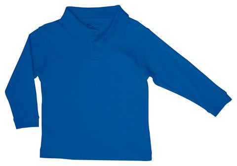 Preschool Unisex LS Interlock Polo