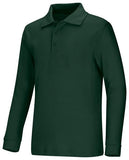 Youth Unisex Long Sleeve Interlock Polo