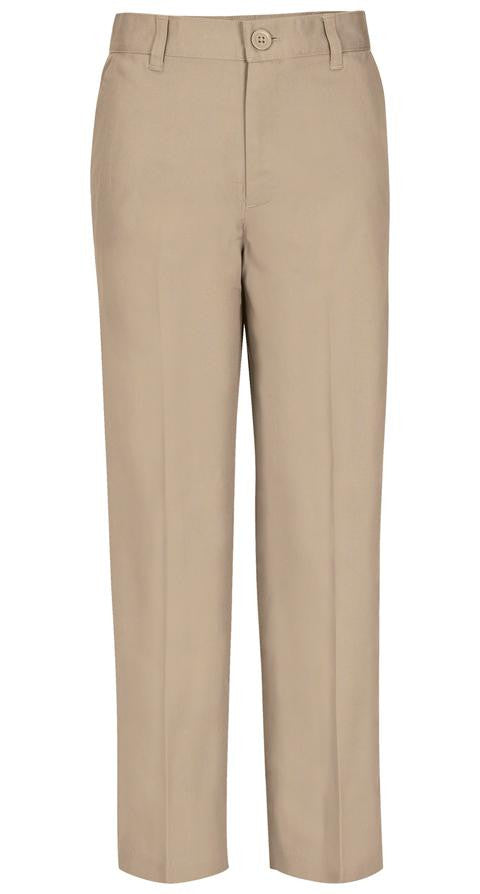 REAL SCHOOL Boys Husky Flat Front Pant