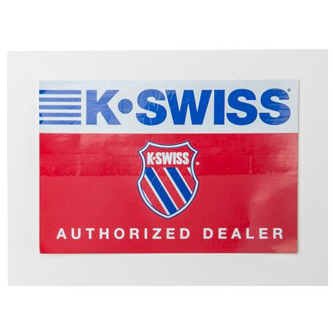 KSWISS DEALER DECAL