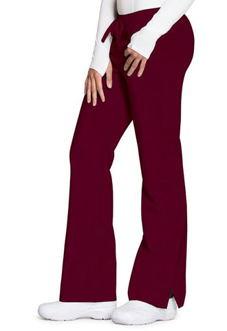 Mid Rise Moderate Flare Leg Pant