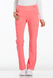Mid Rise Straight Leg Pull-on Pant