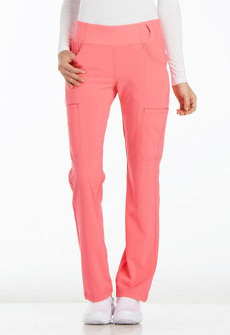 Mid Rise Straight Leg Pull-on Pant