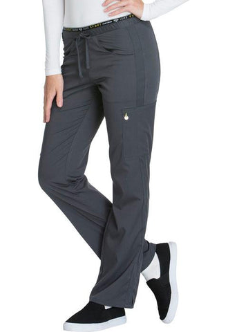 Mid Rise Straight Leg Pull-on Pant
