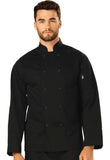 Classic Cloth Covered Button Chef Coat
