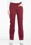 Mid Rise Straight Leg Drawstring Pant