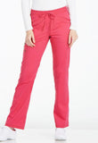 Mid Rise Straight Leg Drawstring Pant