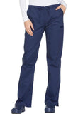 Mid Rise Straight Leg Drawstring Pant