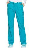 Mid Rise Straight Leg Drawstring Pant