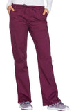 Mid Rise Straight Leg Drawstring Pant