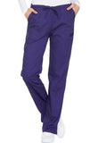 Mid Rise Straight Leg Drawstring Pant