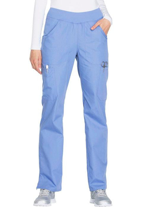 Mid Rise Straight Leg Pull-on Cargo Pant